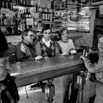 Portugal, Alentejo. 1998. The local pub in Aldeia da Luz village, months before this village was evacuated and taken down due to the rising water of the Alqueva artificial lake.