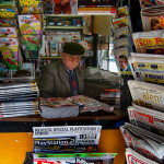 Portugal, Alentejo. 2016. News agent in Portalegre.