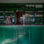 Portugal, Alentejo. 2011. Grocery shop annex bar in Santana de Cambas.