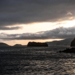 Portugal, Azores. 2007. View from Pico Island towards the island of Faial.