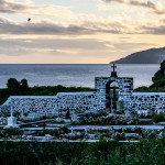 Portugal, Azores, Pico Island, Calheta de Nesquim. 2011. All cemeteries on the Azores archipelago face the Atlantic Ocean.