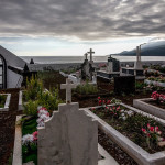 Portugal, Azores, Pico Island, Lajes do Pico. 2011. All cemeteries on the Azores archipelago face the Atlantic Ocean.