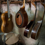 Portugal, Lisbon, 2012. In the workshop of Oscar Cardoso, one of the most prominent builders of the Portuguese guitar for Fado music.