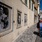 Portugal, Lisbon. 2013. A homage to famous Fado singers in the neighbourhood of Mouraria, home to Fado music.