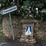 Portugal, Algarve. 2015. A tribute to Our Lady of Fatima in the remote village of Cortes Pereiras.