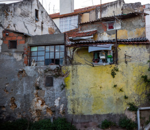 Portugal, Lisbon, Beato. 2014. The Beato neighbourhood is one of the most impoverished areas of the city. Renovation plans have been put on hold due to the economic recession.