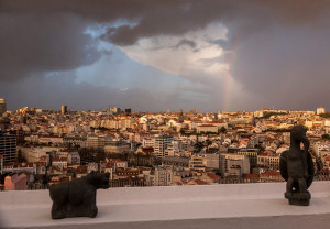 Portugal, Lisbon, 2015. View from Príncipe Real at sunset, #2