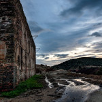 Portugal, Alentejo, São Domingos. 2011. The abandoned open-pit copper and sulphur mines.