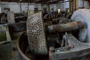 Portugal, Beira Litoral, 2014. Paper factory, established in 1804 and the first paper plant in Portugal with an engine-driven paper press. Closed down in 1986.