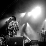 Ali Farka Touré, famous musician from Mali during an open-air concert in Lisbon, Portugal on 22 July 2005. It turned out to be his penultimate concert before he died in Bamako, Mali on 7 March 2006.