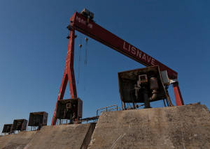 Portugal, Almada, Margueira. 2011. The Lisnave shipyards, once the biggest in Europe. Closed in 2001.