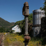 Portugal, Trâs-os-Montes. 2015. The Tua railway, constructed in 1887, is regarded as one of the top ten of the world's most spectacular tracks. A dam was completed near the town of Tua mid 2016. About 25 kilometers of the railway track and of the Tua valley are being submerged thus destroying unrivalled natural beauty. The changing micro climate is also expected to affect the nearby Douro valley, a major wine producing area as well as UNESCO World Heritage.