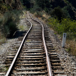 Portugal, Trâs-os-Montes. 2015. The Tua railway, constructed in 1887, is regarded as one of the top ten of the world's most spectacular tracks. A dam was completed near the town of Tua mid 2016. About 25 kilometers of the railway track and of the Tua valley are being submerged thus destroying unrivalled natural beauty. The changing micro climate is also expected to affect the nearby Douro valley, a major wine producing area as well as UNESCO World Heritage.