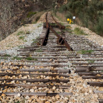 Portugal, Trâs-os-Montes, Abreiro. 2015. The Tua railway, constructed in 1887, is regarded as one of the top ten of the world's most spectacular tracks. A dam was completed near the town of Tua mid 2016. About 25 kilometers of the railway track and of the Tua valley are being submerged thus destroying unrivalled natural beauty. The changing micro climate is also expected to affect the nearby Douro valley, a major wine producing area as well as UNESCO World Heritage.