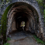 Portugal, Alentejo. 2011. Abandoned railway tunnel between the mines of São Domingos and Pomorão. Closed in 1966.