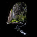 Portugal, Alentejo. 2011. Abandoned railway tunnel between the mines of São Domingos and Pomorão.