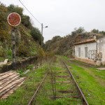 Portugal, Douro valley, Barca d'Alva. 2015. Abandoned railway line between Porto and the border with Spain.