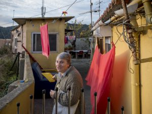 Portugal, Lisbon, Campo de Ourique. 2016. Rua dos Sete Moinhos. Lúcia Fernandes, 81 years old, has lived here since she was 12. She adores her house and is very proud of it.