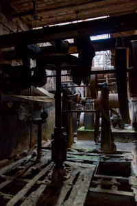 Portugal, Beira Litoral, 2014. Paper factory, established in 1804 and the first paper plant in Portugal with an engine-driven paper press. Closed down in 1986.