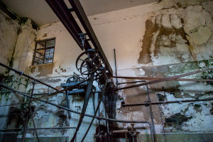 Portugal, Beira Litoral, 2014. Paper factory, established in 1804 and the first paper plant in Portugal with an engine-driven paper press. It closed in 1986.