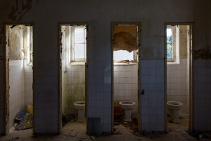 Portugal, Beira Litoral, Caramulo. 2014. An abandoned sanatorium for tuberculosis patients. Till the mid seventies Caramulo was home to no less then than 19 sanatoriums.